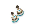 Chandbali drop earrings