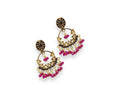 Chandbali drop earrings