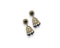Kundan Drop Black Stone Jhumka