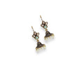 Mint Kundan Pearl Jhumka