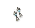 Sky Bloom Oxidised Jhumka