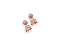 Red Stone Studded Gold Jhumka