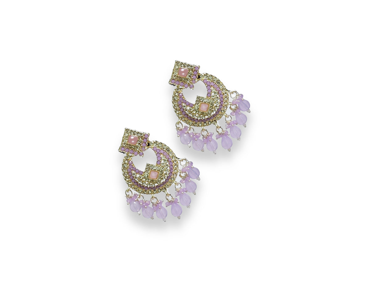 Chandbali drop earrings