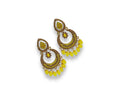 Chandbali drop earrings
