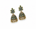 Peocock Feather Jhumka