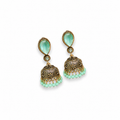 Mint Green Stone Jhumka