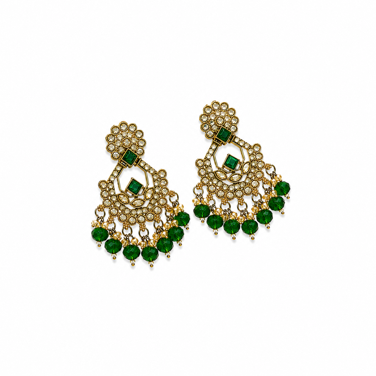 Emerald Green Chandbali