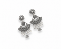 Oxidised Floral Chandbali