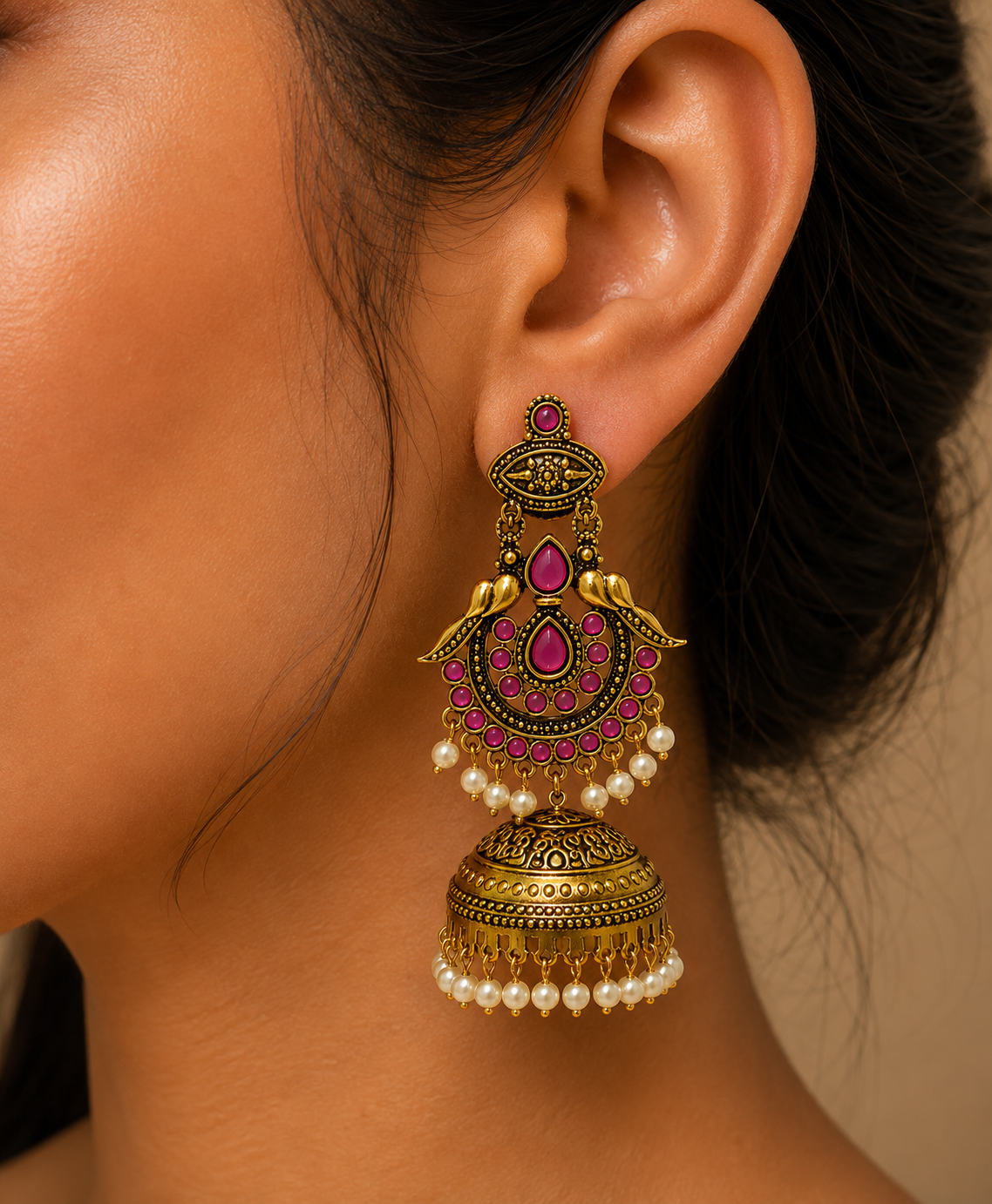 Long Statement Jhumka