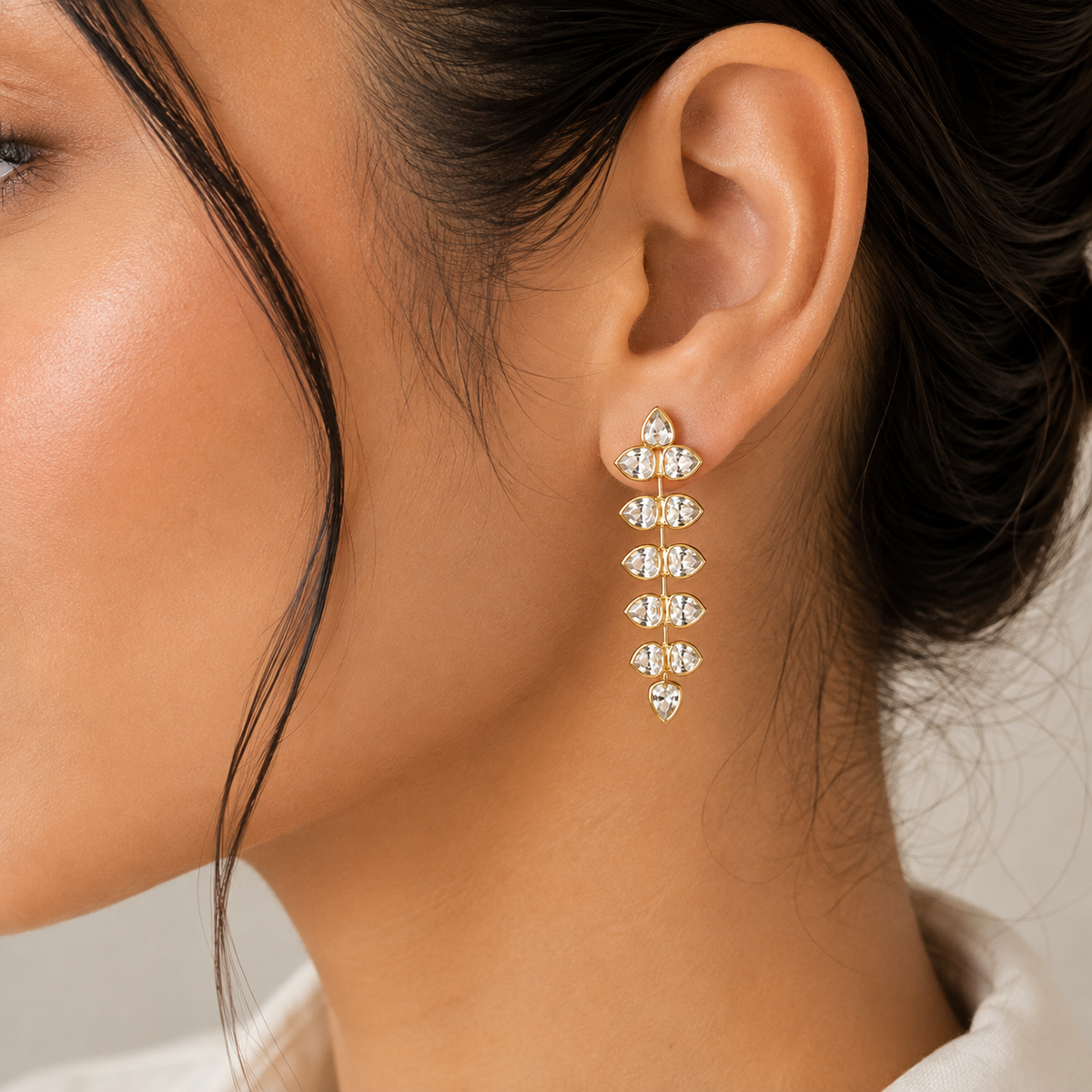 Crystal Drop Earring