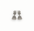 Antique Silver Dancing Couple Jhumka