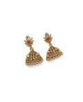 Antique Floral Gold Jhumka
