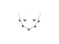 Silver-Tone Butterfly Necklace Set