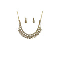 Gold Finish American Diamond Necklace Set